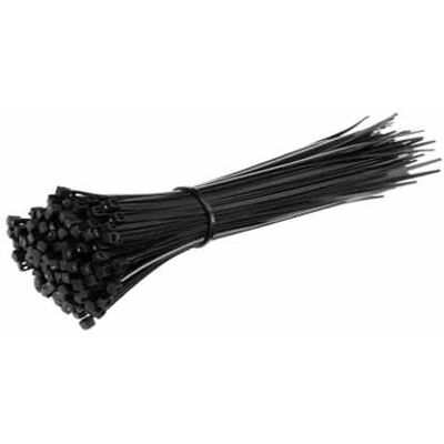 V-Tac Fascette Fissacavo Nylon-66 Per Cablaggi 2.5x150mm Nero 100pcs - Sku 11162 V-Tac Fascette Fissacavo Nylon-66 Per Cablaggi 2.5x150mm Nero 100pcs - Sku 11162