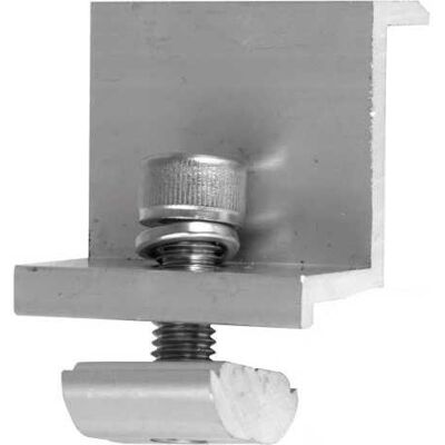 V-TAC Modello 11388 Morsetto di Montaggio in Alluminio per Pannelli Solari - 4 pezzi V-TAC Modello 11388 Morsetto di Montaggio in Alluminio per Pannelli Solari - 4 pezzi