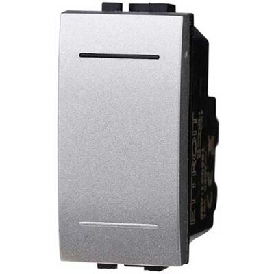 ETTROIT - Interruttore Unipolare 10A Grigio - Interruttore ETTROIT - Interruttore Unipolare 10A Grigio - Interruttore