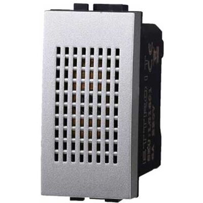ETTROIT - Campanello 6A 230V Grigio compatibile Bticino Livinglight ETTROIT - Campanello 6A 230V Grigio compatibile Bticino Livinglight