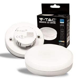 V-Tac Pro Vt-207-N Lampadina Led Chip Samsung Smd 6.4w Gx53 120° 560lm Bianco Freddo 6500k - Sku 21224