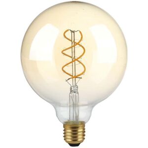 V-Tac Vt-2085 Lampadina Led Globo 4.8w Dimmerabile E27 G125 A Filamento Ambrato Effetto Vintage 1800k - 217415