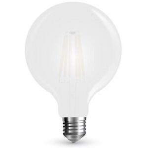 V-Tac Vt-2067 Lampadina Bulbo G125 Filamento Vetro Smerigliato 7w E27 - 7189 Bianco Caldo 2700k