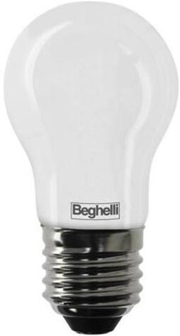 Beghelli 56435 Lampadina Goccia Zafiro Led Filamento Smd 4w E27 Alta Luminosità 470lm Vetro Smerigliato Bianco Caldo 2700k