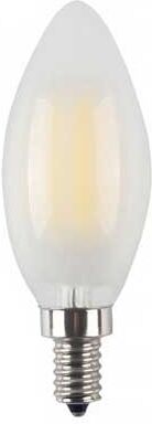 V-Tac Vt-2054d Lampadina Led Candela 4w E14 Filamento Vetro Opaco Dimmable Sku 7176 2700k