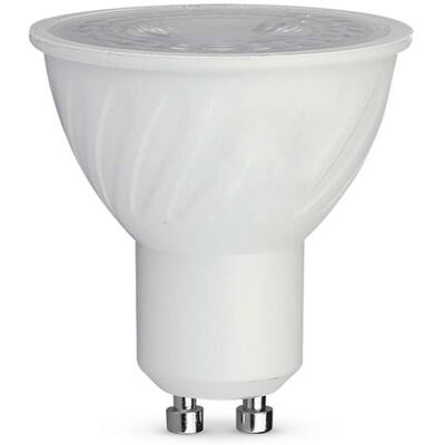 V-Tac Lampadina Led Faretto Gu10 6w 38° Con Copertura Trasparente Luce 3000k - 211891 V-Tac Lampadina Led Faretto Gu10 6w 38° Con Copertura Trasparente Luce 3000k - 211891
