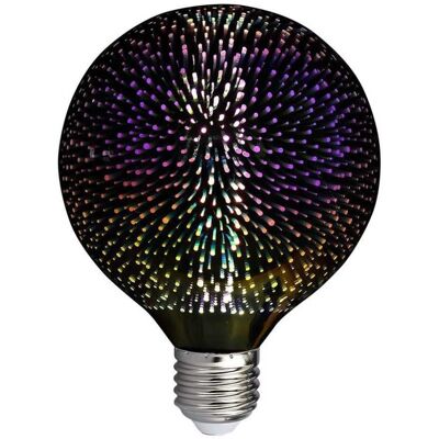 V-TAC VT-2223 Lampadina LED effetto 3D Globo 4W E27 G125 bianco caldo V-TAC VT-2223 Lampadina LED effetto 3D Globo 4W E27 G125 bianco caldo