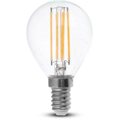 V-Tac Vt-1996 Lampadina Led 4w Filamento E14 P45 Luce Bianco Naturale 4000k - 4425 V-Tac Vt-1996 Lampadina Led 4w Filamento E14 P45 Luce Bianco Naturale 4000k - 4425