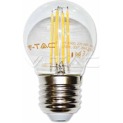 V-TAC VT-1980 Lampadina LED Bianco Freddo - E27 G45 4W 6000K V-TAC VT-1980 Lampadina LED Bianco Freddo - E27 G45 4W 6000K