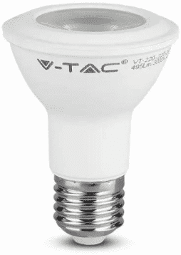 V-Tac Vt-200-N Lampadina Led Chip Samsung Smd 5.8w E27 40° Par20 Bianco Freddo 6500k - Sku 21149