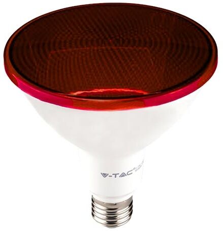 V-Tac Vt-1227 Lampadina Led Smd 17w E27 Par38 Luce Rossa Waterproof Ip65 - Sku 92065