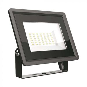 V-Tac Vt-4934-B Faro Led Floodlight 30w Smd 85lm/w 110° Bianco Freddo 6500k Slim Alluminio Nero Ip65 - Sku 6745