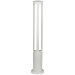 V-Tac Vt-820-W Lampada Da Giardino Led Da Terra Cob 10w 80cm Paletto Corpo Bianco Ip65 Luce Bianco Freddo 6400k - Sku 128325