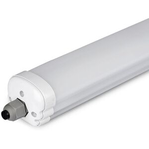 V-Tac Vt-1249 Plafoniera Led 36w 120cm Da Esterno Tubo 120lm/w Ip65 Luce Bianco Freddo 6400k Raccordabile - Sku 216284