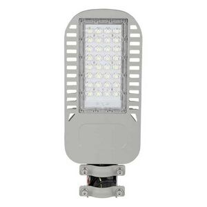 V-Tac Pro Vt-54st Armatura Lampada Stradale Led 50w Alta Luminosità 135lm/w Chip Samsung Bianco Naturale 4000k Slim Ip65 - Sku 21958