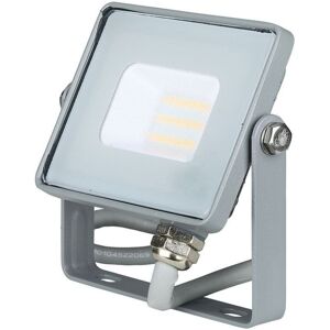 V-Tac Pro Vt-10 Faro Led 10w Slim Alluminio Grigio Chip Samsung Smd Bianco Caldo 3000k - Sku 430