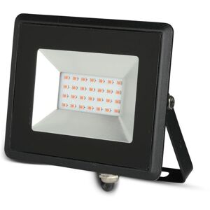 V-Tac Vt-4021 Faro Led Smd 20w Luce Rossa E-Series Ultra Slim Nero Ip65 - Sku 5992