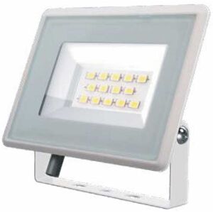 V-Tac Vt-4934-W Faro Led Floodlight 30w Smd 85lm/w 110° Bianco Naturale 4000k Slim Alluminio Bianco Ip65 - Sku 6747