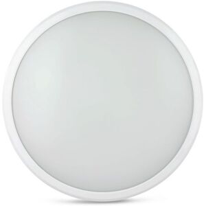 V-Tac Pro Vt-12ss Plafoniera Led 12w Chip Samsung Circolare Corpo Slim Sensore Microonde Ip65 6400k - Sku 938