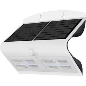 V-Tac Vt-767-7 Lampada Led 7w Pannello Solare Esterno Ip65 + Sensore Pir Colore Bianco - Sku 8278