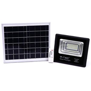 V-Tac Vt-40w Faro Led 40w Autoalimentato Nero Con Pannello Solare 16w E Telecomando 4000k Ip65 – Sku 8574