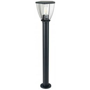 V-Tac Vt-839 Portalampada Da Giardino Lanterna In Acciaio Inox Grigio Opaco Fissaggio A Terra 80cm Ip44 1xe27 - Sku 8629