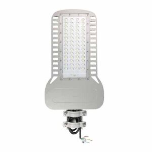 V-Tac Pro Vt-154st Armatura Lampada Stradale Led 150w Chip Samsung Smd 135lm/w Bianco Naturale 4000k Slim Alluminio Grigio Ip65 - Sku 21962