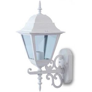 V-Tac Vt-761 Portalampada Lampada E27 Led Lanterna Large Facing Up Alluminio Bianco Opaco Ip44 - Sku 7522