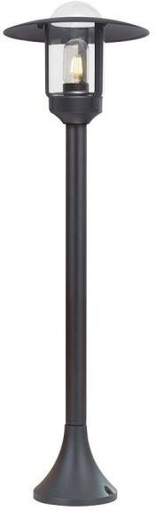 V-Tac Vt-1159 Lampione Da Giardino Forma Lanterna Con Portalampada E27 Colore Nero Opaco H: 97.5cm Ip44 - 10423