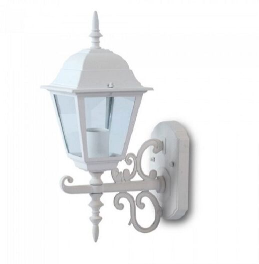 V-Tac Vt-760 Portalampada Lanterna Small Facing Up Alluminio Ip44 Bianco E27 - Sku 7520