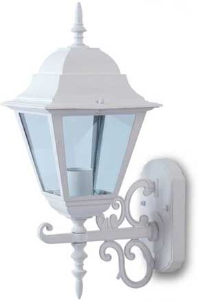 V-Tac Vt-761 Portalampada Lampada E27 Led Lanterna Large Facing Up Alluminio Bianco Opaco Ip44 - Sku 7522