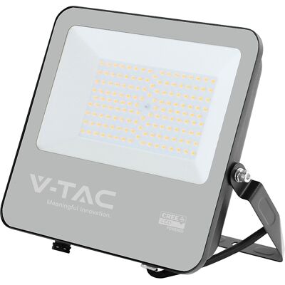 V-Tac Pro Faro Slim Led Smd Chip Cree 100w 135lm/w Nero Luce 4000k Ip65 - 232186 V-Tac Pro Faro Slim Led Smd Chip Cree 100w 135lm/w Nero Luce 4000k Ip65 - 232186