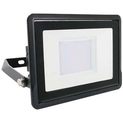 V-Tac Vt-138 Faro Led 30w Chip Samsung Smd Bianco Freddo 6500k Slim Alluminio Nero Box Derivazione Ip65 - Sku 20312 V-Tac Vt-138 Faro Led 30w Chip Samsung Smd Bianco Freddo 6500k Slim Alluminio Nero Box Derivazione Ip65 - Sku 20312