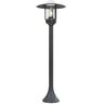 V-Tac Vt-1159 Lampione Da Giardino Forma Lanterna Con Portalampada E27 Colore Nero Opaco H: 97.5cm Ip44 - 10423