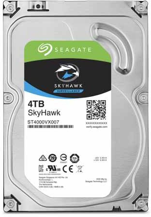 Seagate Hard Disk  Skyhawk 4tb Sata Iii 64mb 6.0gb/s 7200rpm 64mb Internal 3.5" - St4000vx007