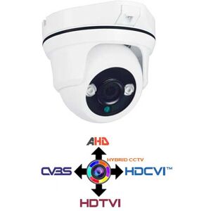 Dome Telecamera Cctv Fissa 3.6mm 4in1 Ibrida 2mpx Hd@1080p