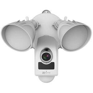 Ezviz Lc1 Ip-Cam Con Pir E Lampade Led Esterno Ip66 Wi-Fi Full Hd 2mpx Sirena 100db Audio Slot Sd P2p