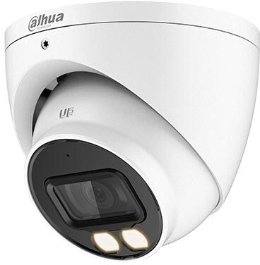 Dahua Hac-Hdw1200t-Il-A-S6 Telecamera Eyeball Dome Hdcvi Ibrida 4in1 2mpx 2.8mm Smart Dual Light Audio Osd Ip67