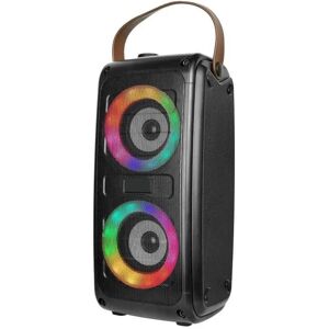 V-Tac Vt-6203 Speaker Cassa Bluetooth Portatile A Batteria 2*10w Ingresso Usb - Microsd - Led Trolley Ricaricabile Karaoke - Sku 6664