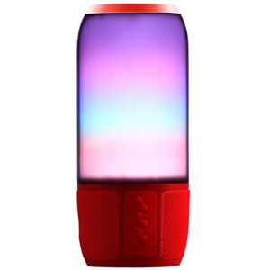 V-Tac Smart Home Vt-7456 Lampada Da Tavolo Led 6w Multifunzione Rgb Con Speaker Bluetooth Corpo Rosso - Sku 8571