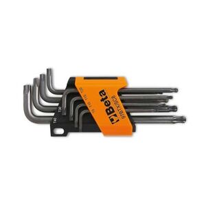 Beta Serie Di 8pcs. Chiavi Torx Con Un’estremità Sferica Misure T9~t40 Con Supporto  97btx/sc8