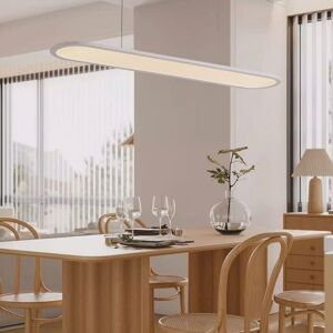 V-Tac Vt-7821 Lampadario Led 24w Plafoniera Ovale Sospesa 80*100cm Design Moderno Colore Bianco Luce 3000k - 10048