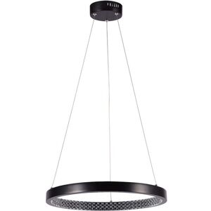 V-Tac Vt-7823 Lampadario Led A Sospensione Rotondo 19w Forma Circolare Anello Sospeso In Metallo D:40cm Luce 4000k Nero - Sku 10051