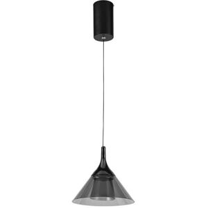 V-Tac Vt-7831 Lampadario Led 9w A Campana A Sospensione Design Moderno 19.5*17.5*100cm Colore Nero 3000k - 10081