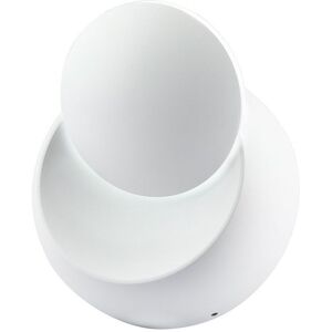 V-Tac Vt-757 Lampada Led 5w Design Moderno Da Parete Rotonda Orientabile 360° Corpo Bianco Satinato 4000k Ip20 - 217093