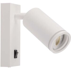 V-Tac Vt-429 Portafaretto Led Da Muro Portalampada Gu10 Orientabile Applique Con Interruttore Tipo Lampada Hotel - Sku 10295