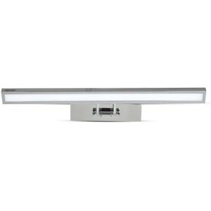 V-Tac Vt-7009 Lampada Led Da Specchio 45cm 9w Inclinabile Acciaio Alluminio Bianco Naturale 4000k - Sku 213900