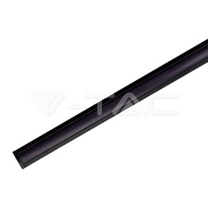 V-Tac Profilo In Alluminio Di Colore Nero 2mt Per Striscia Led Strip Ad Incasso Sku 2875