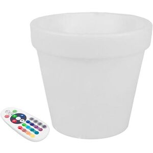 V-Tac Vt-7808 Lampada Led Da Terra A Forma Di Vaso Light Multicolor Rgb Batteria Ricaricabile Ip54 Con Telecomando - Sku 40211