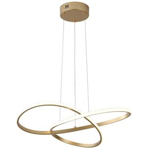 V-Tac Vt-7799 Lampadario Led Rotondo Design Moderno Forma Circolare Ad Intreccio Astratta 20w In Alluminio Colore Oro 3000к - 8014